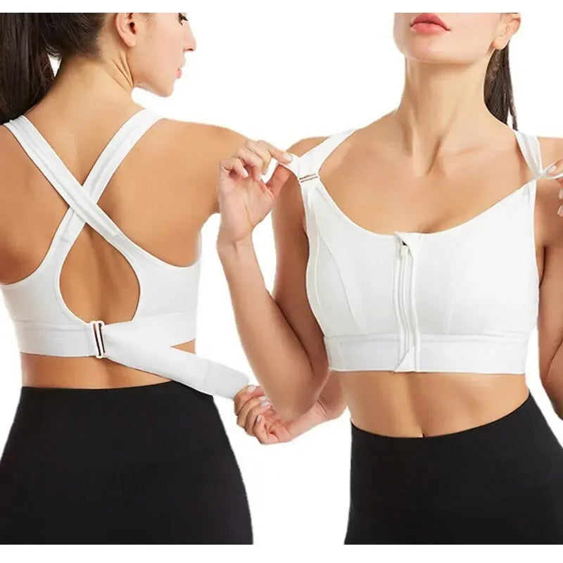 Ultimate Sports Front Zip Open Bra ( Pack Of 3 )
