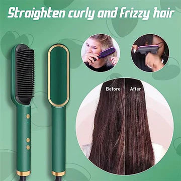 REVOLUTIONARY ELECTRIC HAIR STRAIGHTENING BRUSH