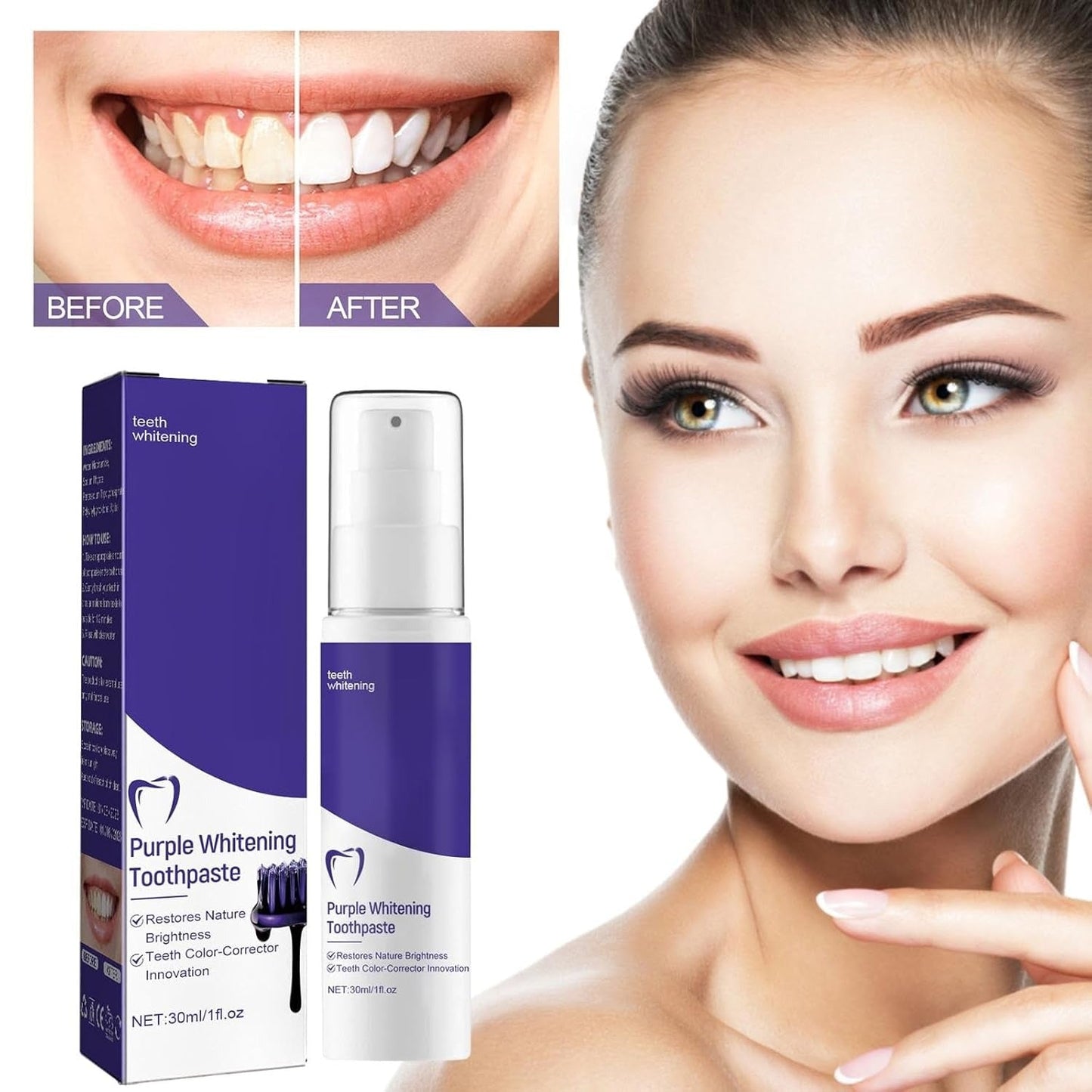 Purple Corrector Whitening Toothpaste